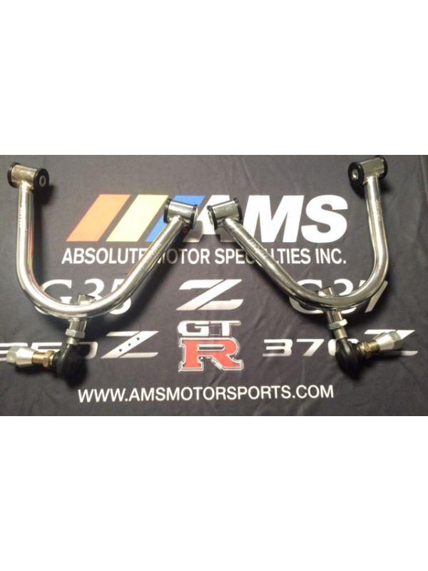 AMS 350Z/G35 Chrome V2 Adjustable Front Upper Control Arms