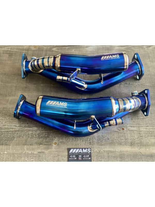 AMS SEKUSHI TEST PIPES 350Z, VQ35DE - Nissan 350Z / Infiniti G35