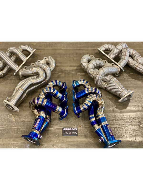 AMS SEKUSHI Max-Flow VQ Performance Headers - 350Z / 370Z / G35 / G37 VQ 