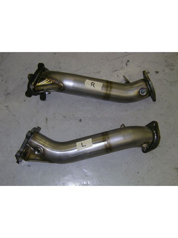 5ZIGEN DOWNPIPES, 80MM STAINLESS STEEL