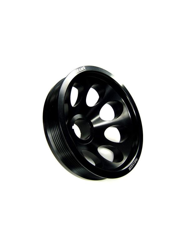 AMS Lightweight Crank Pulley, Stock Sized VQ35HR VQ37VHR - Nissan 350Z 370Z / Infiniti G35 G37 Q40 Q50 Q60