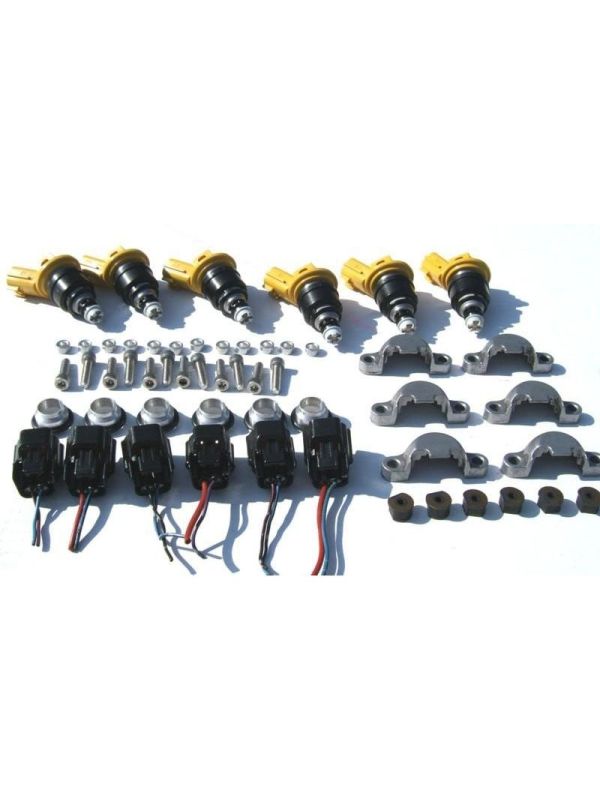 NISMO (615CC/740CC) INJECTORS & EARLY STYLE FUEL RAIL ADAPTERS