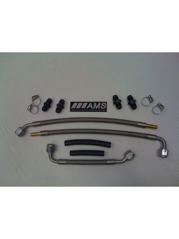 AMS SS FUEL LINE KIT (FOR Z32 INNOVATIONS OR 300 DEGREE FUEL RAILS)