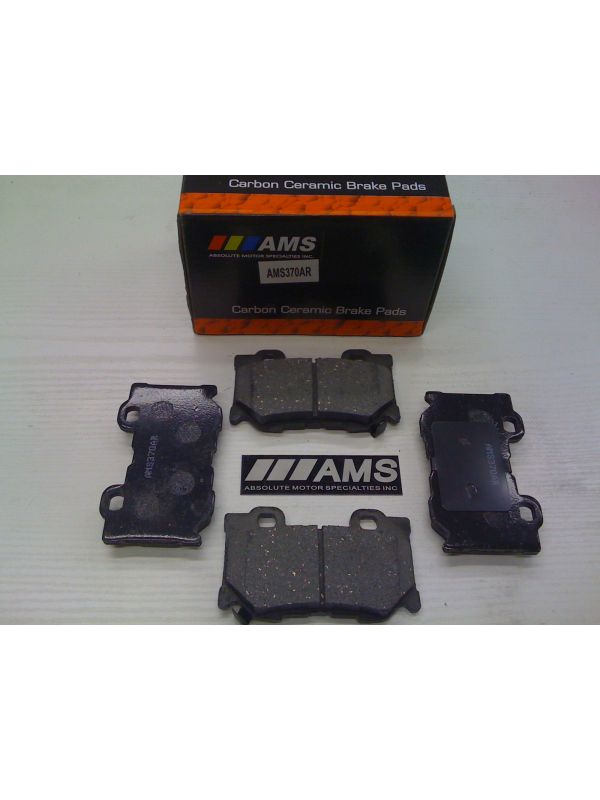 AMS CARBON-CERAMIC PADS REAR (370Z AKEBONO/SPORT PKG)