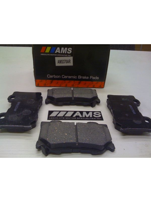 AMS CARBON-CERAMIC PADS FRONT (370Z AKEBONO/SPORT PKG)