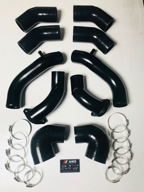 AMS 2.5" Turbo Intake Inlet Pipe Kit V2- Nissan 300ZX Twin Turbo TT Z32 