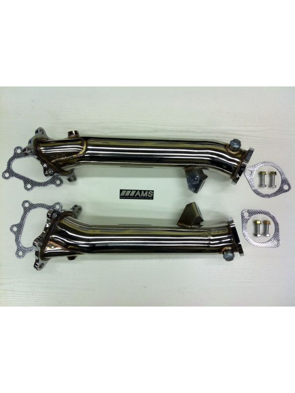 AMS R35 3" Polished S.S. Down-Pipe