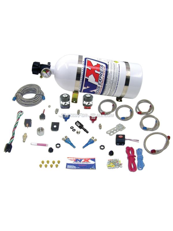 NITROUS EXPRESS NISSAN/INFINITI DUAL NOZZLE W/10 LB BOTTLE