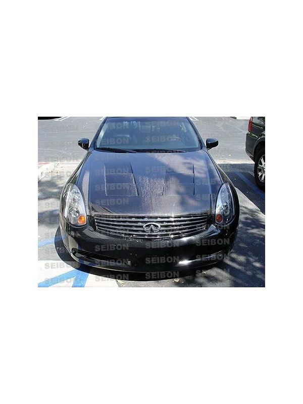 SEIBON G35 COUPE CARBON FIBER TS-1 HOOD