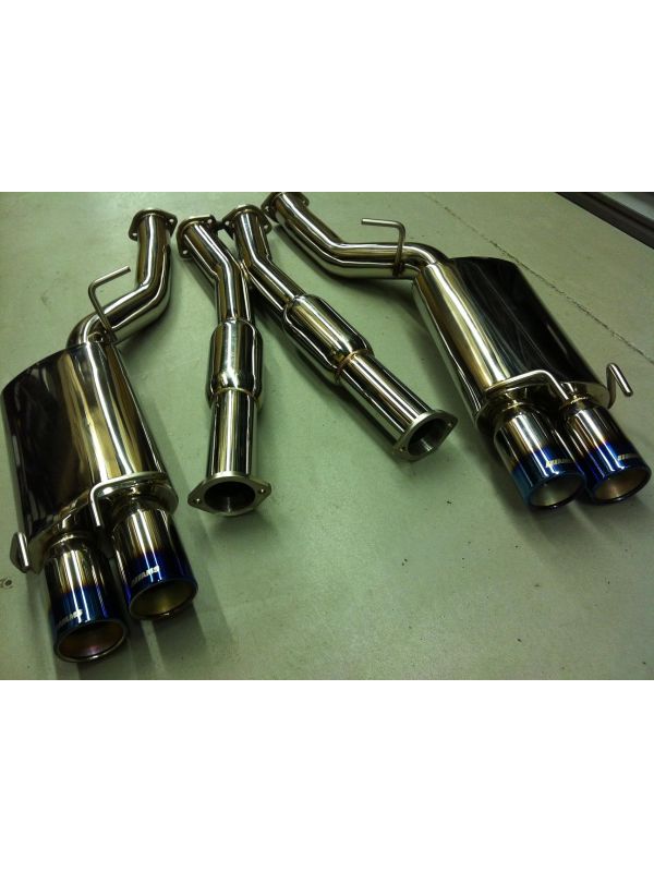 AMS Stainless Steel SS 3" Catback Exhaust System - Nissan 300ZX Z32