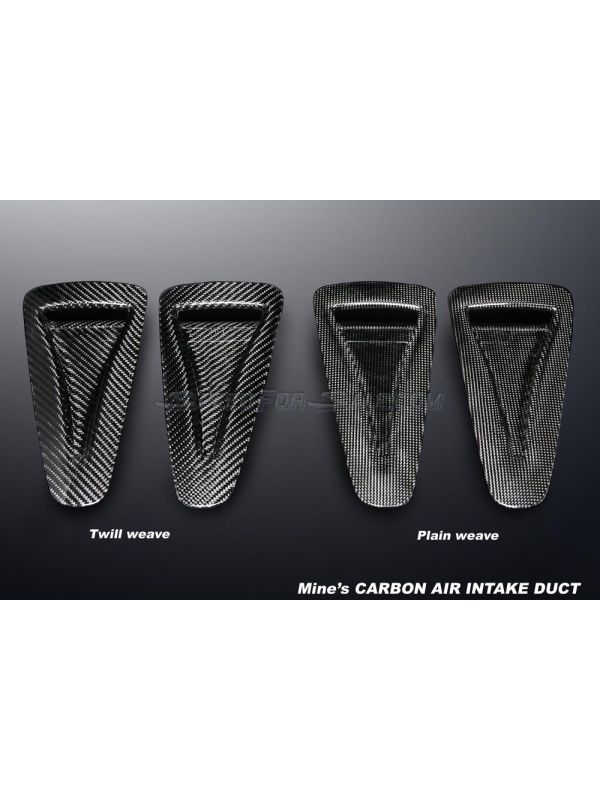MINE'S CARBON FIBER AIR INTAKE DUCTS