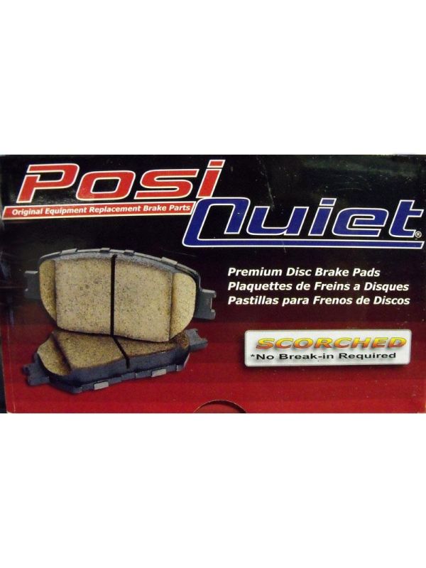CENTRIC 370Z / G37 (NON SPORT PACKAGE) POSI QUIET BRAKE PADS