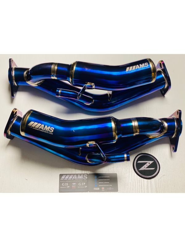 AMS SEKUSHI TEST PIPES 370Z, VQ35HR VQ37VHR - Nissan 350Z 370Z / Infiniti G35 G37 Q50 Q60 RWD