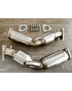 AMSMOTORSPORTS Resonated High-Flow Cats for 370Z / G37 