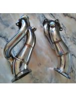 AMS 3" SS Turbo Expansion Downpipes - Nissan 300ZX Z32 (5-Bolt)