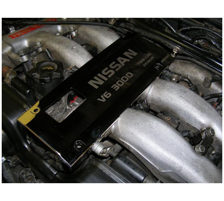 32 AMS 300ZX POLISHED THROTTLE CABLE COVER 32