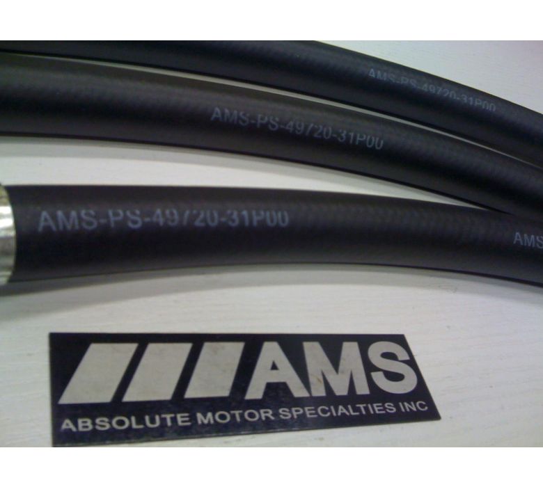32 AMS Kevlar Hicas High Pressure Power Steering Hose, Twin Turbo
